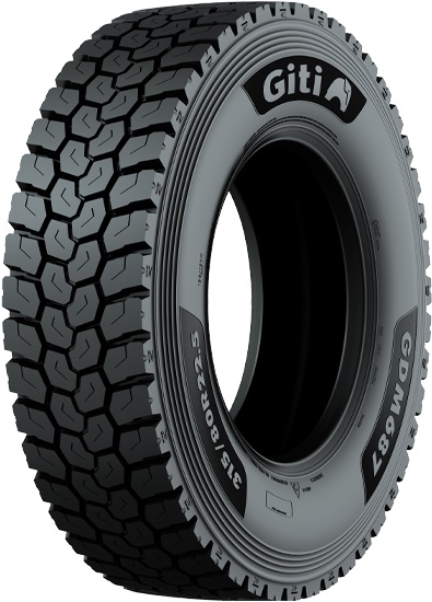 GITI 315/80 R 22.5 156/150K GDM687 TL M+S 3PMSF 18PR